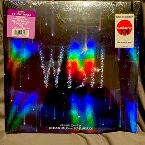 Disney WISH Movie Soundtrack Target Exclusive Limited Blue Splatter LP Viny